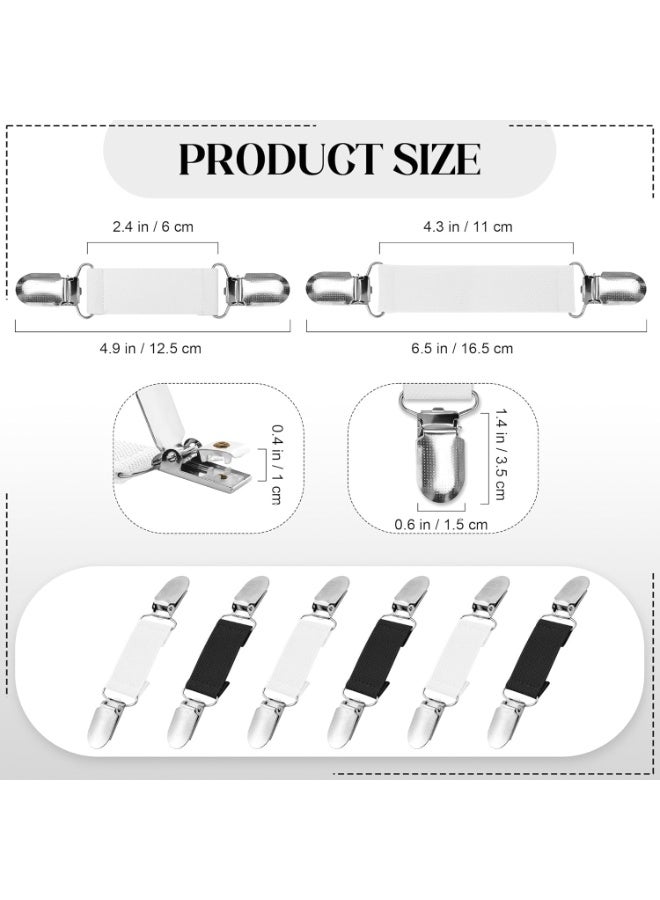 6 قطع الموضة تناسب فستان مقاطع الفولاذ المقاوم للصدأ مقاطع مرنة ملابس قفازات مقاطع - Image 2
